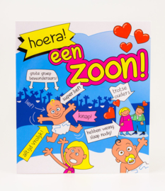 Wenskaart - Zoon cartoon