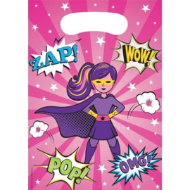 Uitdeelzakjes Superhelden voor meisjes Verjaardag 's feestje