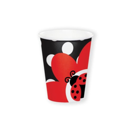 Bekertjes ladybug (266ml, 8st)