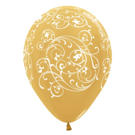 Ballon Filigree Metallic Gold (1st)