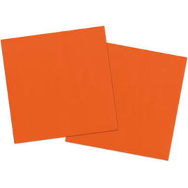 Oranje Servetten 33x33cm - 20 stuks