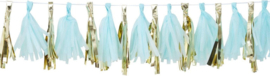 Tassel Decoratie Oh Baby! kwasten slinger blauw