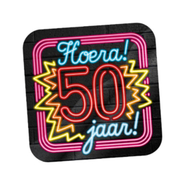 Huldeschild Neon 50 jaar