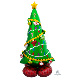 Folie Kerstboom  AirLoonz Ballon - 152 cm