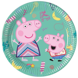 Bord Peppa Pig 20cm | 10 stuks