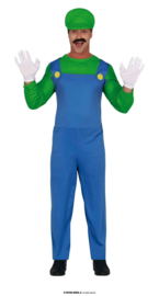 Luigi De Loodgieter Man Kostuum