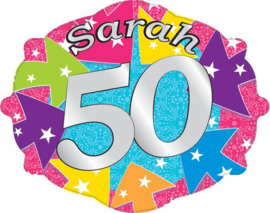 Kroonschild Sarah 50 jaar