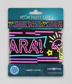 Neon party tape - Sarah 50 - 12 meter