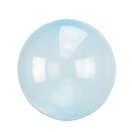 Folieballon Clearz Blauw (38x40cm)