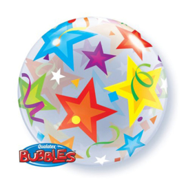 Folieballon Bubble Brilliant Stars - 56 cm