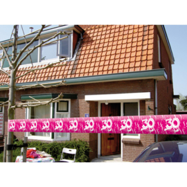 Afzetlint 30 jaar Swirls - 15 meter