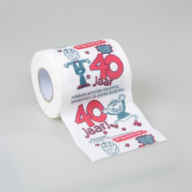 WC Papier - Toiletpapier - 40 jaar Man
