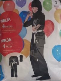 Ninja Verkleedpak - carnavalspak (3-delig)