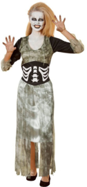 Zombie Bruid Kostuum Halloween Dames