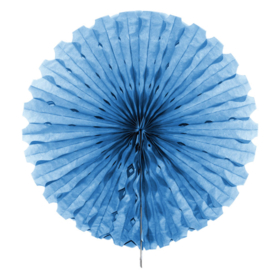 Honeycomb Waaier Baby Blauw - 45 cm