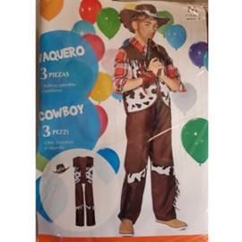 Cowboy Verkleedpak - carnavalspak (3-delig)