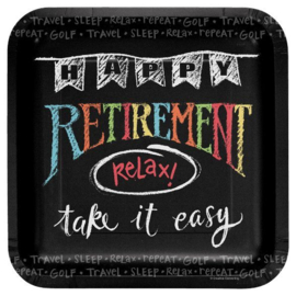 Borden Happy Retirement chalk 23 cm