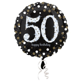 Folieballon 50 Glitterfeest - 45 cm