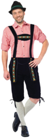 Lederhose Johann Zwart Lang