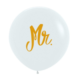 Bruiloft Gouden Mr Reuze Ballon - 61 cm