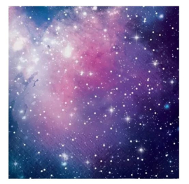 Servetten Galaxy Space Party 33x33cm 16 stuks