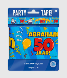 Party Tape - Abraham 50 jaar cartoon