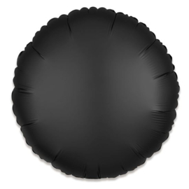 Folieballon rond satin onyx (43cm)