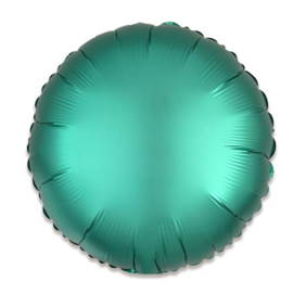 Folieballon rond satin jade - 43 cm