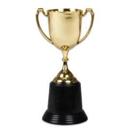 Gouden trofee (22cm)