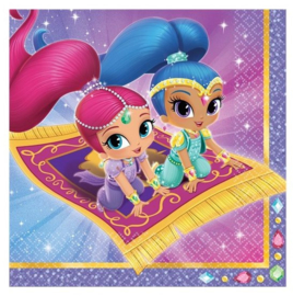 Servetten Shimmer en Shine 33 cm 20 stuks multicolor