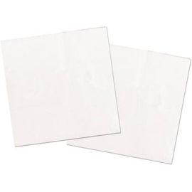 Witte Servetten 33x33cm - 20 stuks