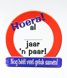 Huldeschild  ... jaar een paar