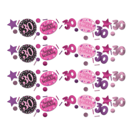 Confetti sparkling pink '30' (34gr)