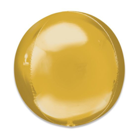 Folieballon Orbz goud - 40 cm