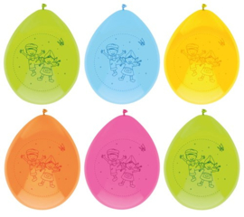 Ballonnen Fien & Teun (FSC, 6st, 30cm)