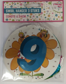 Swirl met Leeftijd 9 jaar  3 stuks