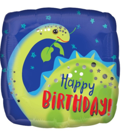 Folieballon Brontosaurus Happy Birthday- 43 cm