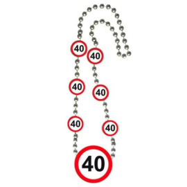 40 Jaar Verkeersbord Ketting