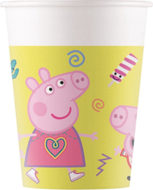 Bekers Peppa Pig | 10 stuks | 200 ml