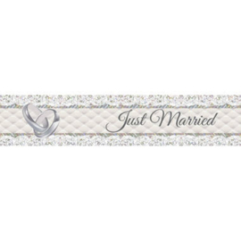 Just Married Foliebanier - 2,5 meter