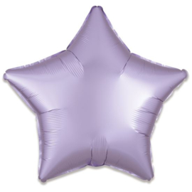 Folieballon ster satin pastellila - 43 cm