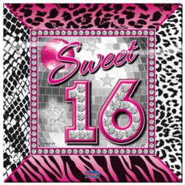 Sweet 16 Servetten - 20 stuks