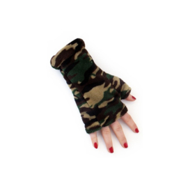 Handschoenen camouflage print