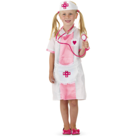 Roze Verpleegster Kostuum Meisjes