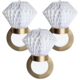 Honeycombs Ring 28cm - 3 stuks