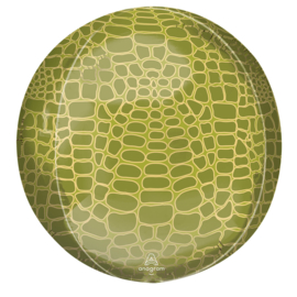 Folieballon Orbz Alligator Print - 41 cm