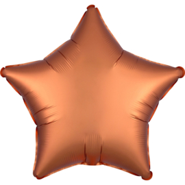 Folieballon ster satin amber (43cm)