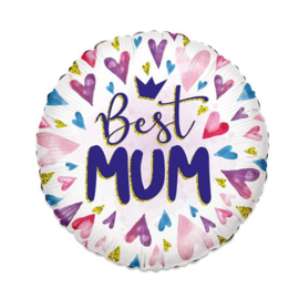 Folieballon ECO Best Mum - 46 cm