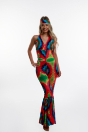 Hippie Tye Dye Jumpsuit Dames