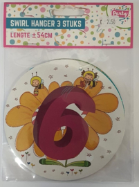 Swirl met Leeftijd 6 jaar  3 stuks